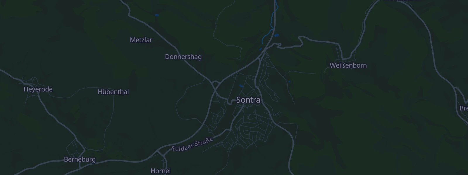 Karte von Sontra
