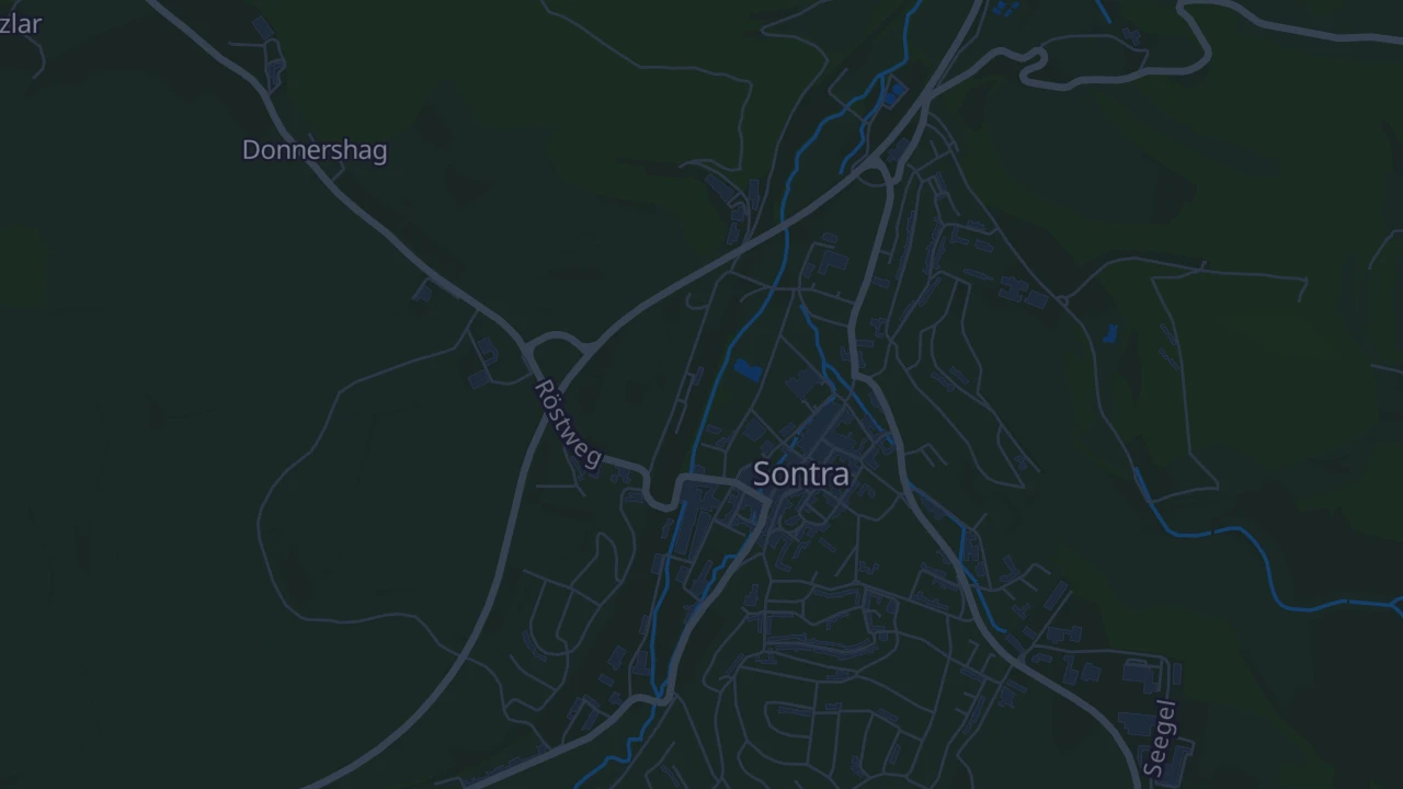 Karte von Sontra
