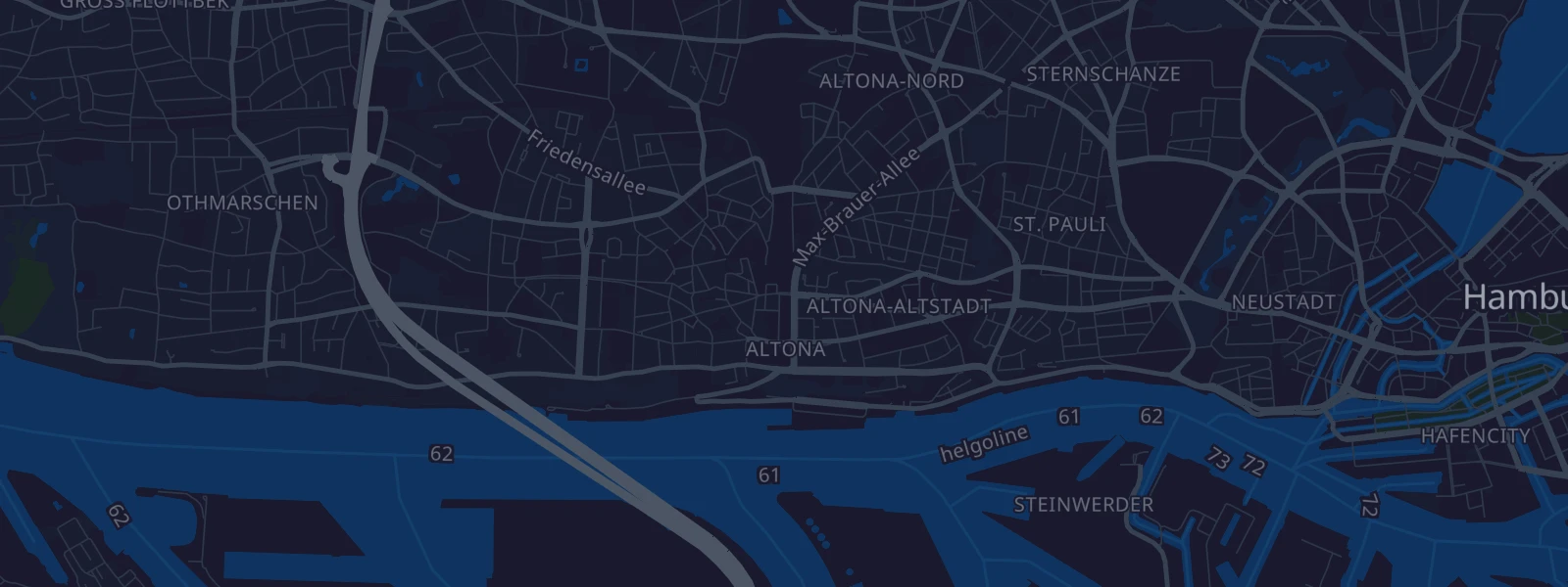 Karte von Hamburg Altona-Altstadt
