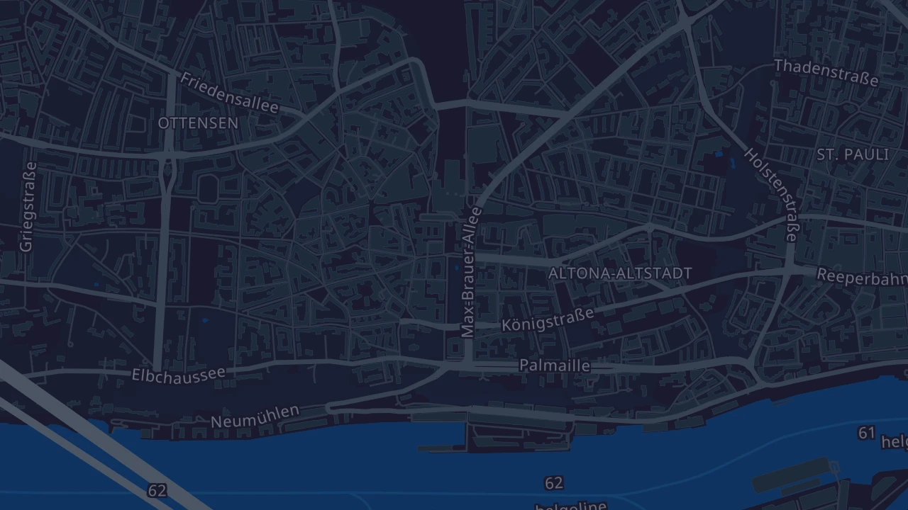 Karte von Hamburg Altona-Altstadt