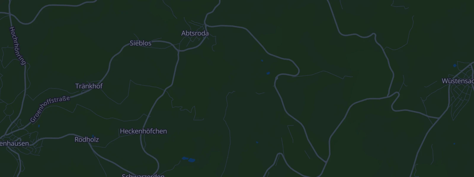 Karte von Gersfeld (Rhön)