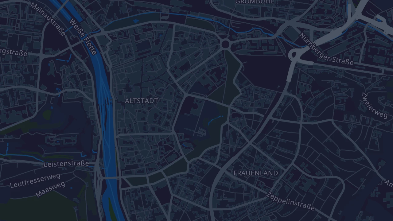 Karte von Würzburg