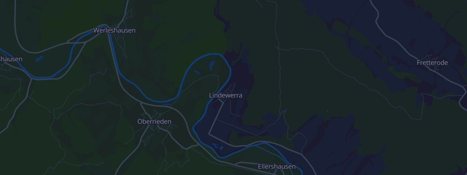 Karte von Lindewerra