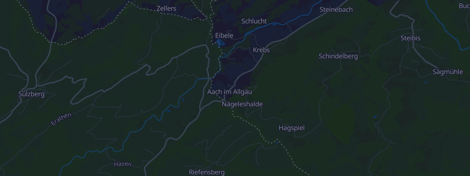 Karte von Aach im Allgäu