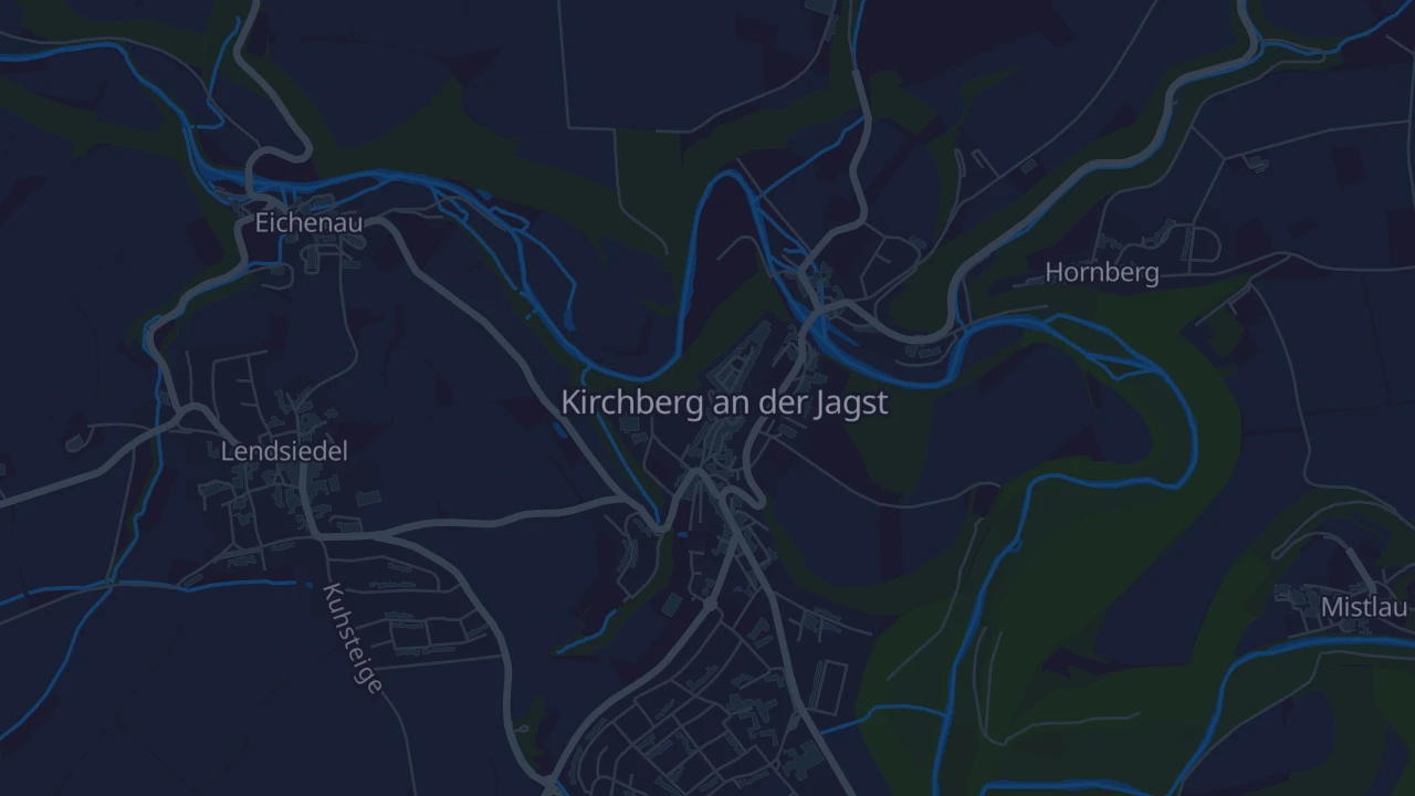 Karte von Kirchberg an der Jagst