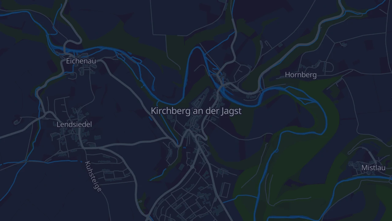 Karte von Kirchberg an der Jagst