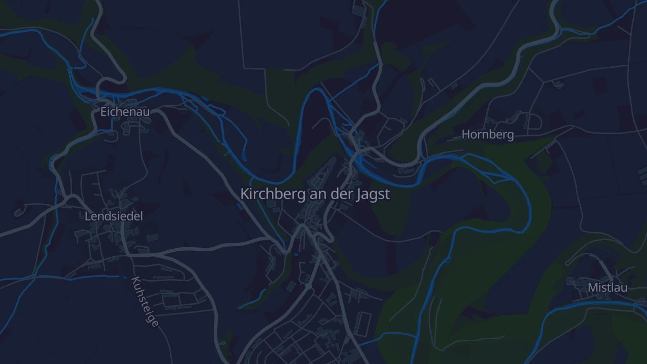 Karte von Kirchberg an der Jagst