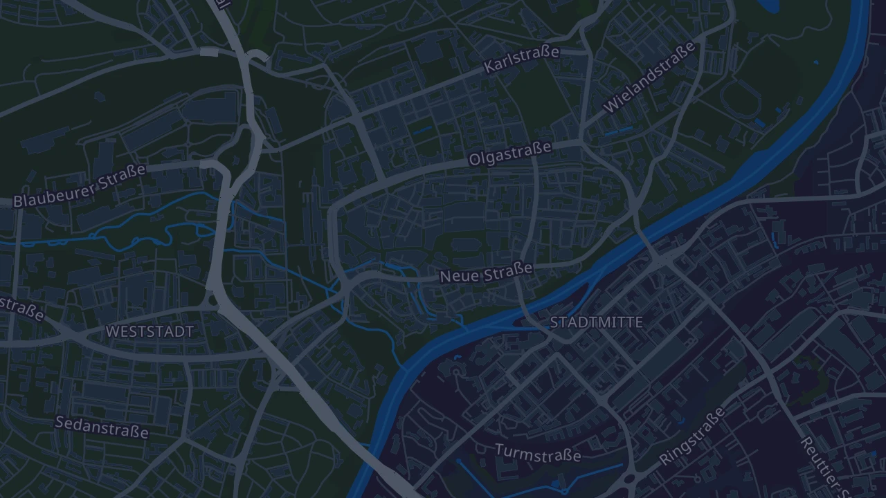 Karte von Ulm