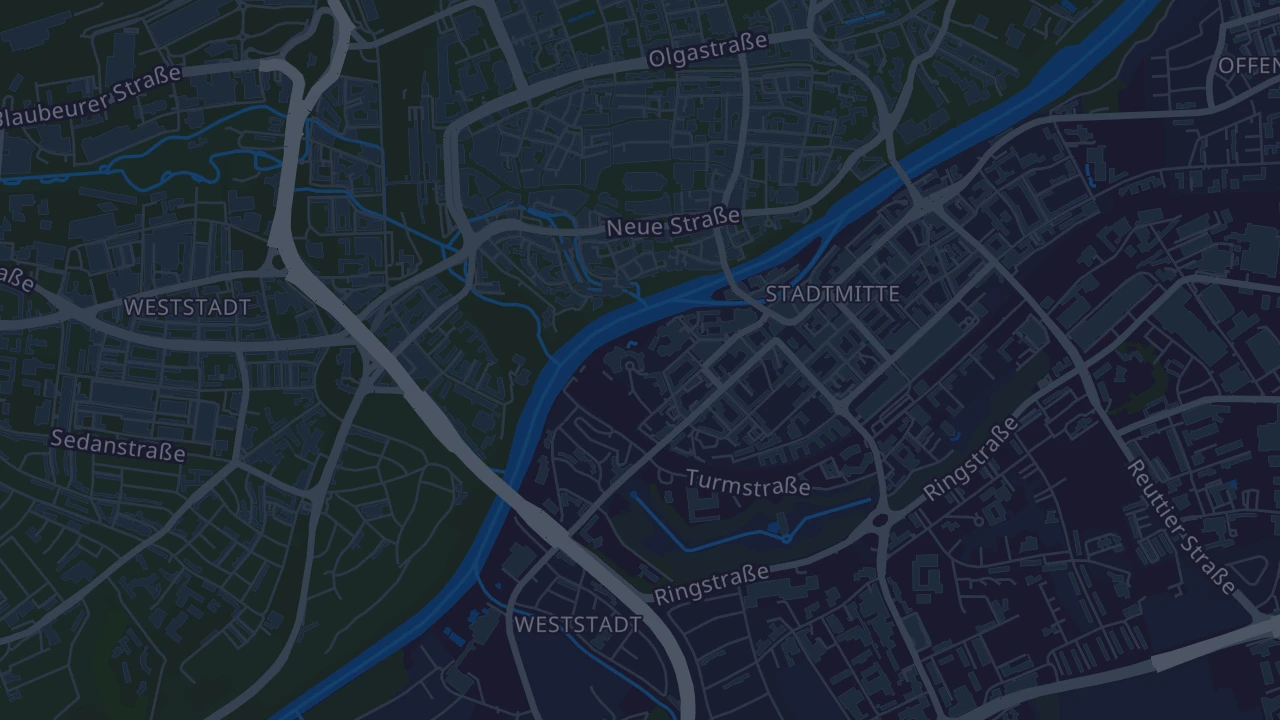 Karte von Neu-Ulm