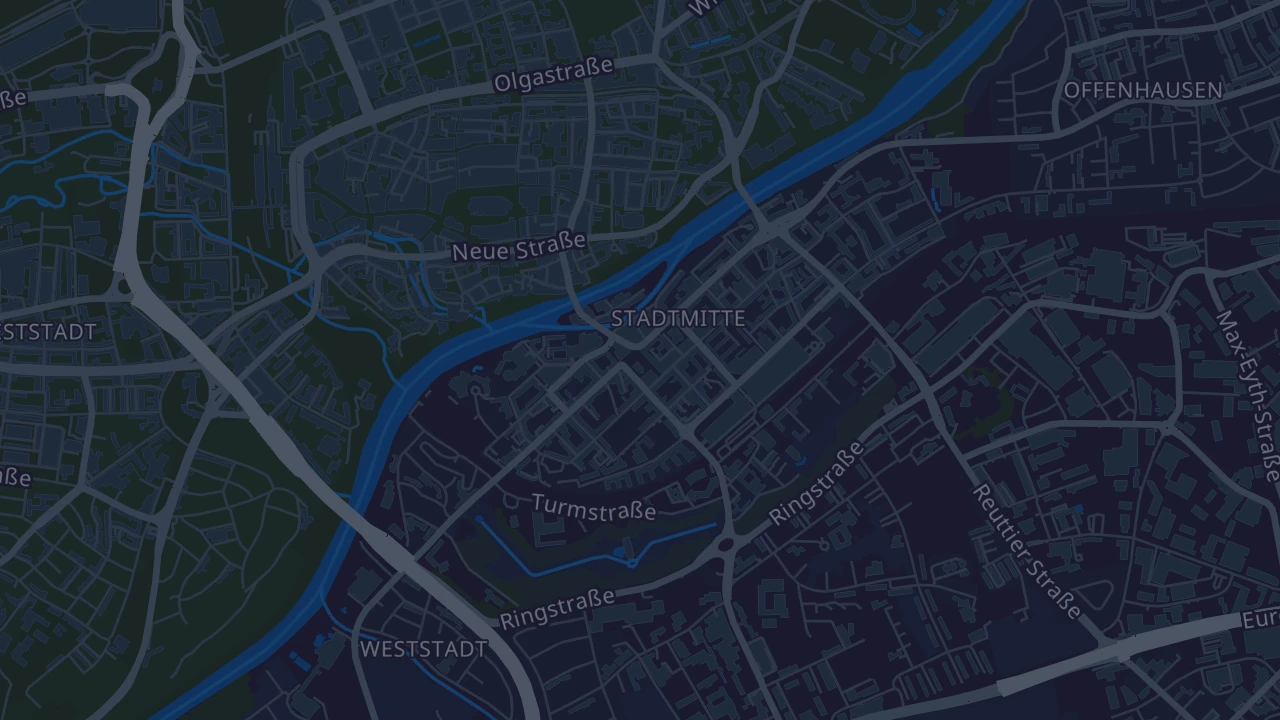 Karte von Neu-Ulm