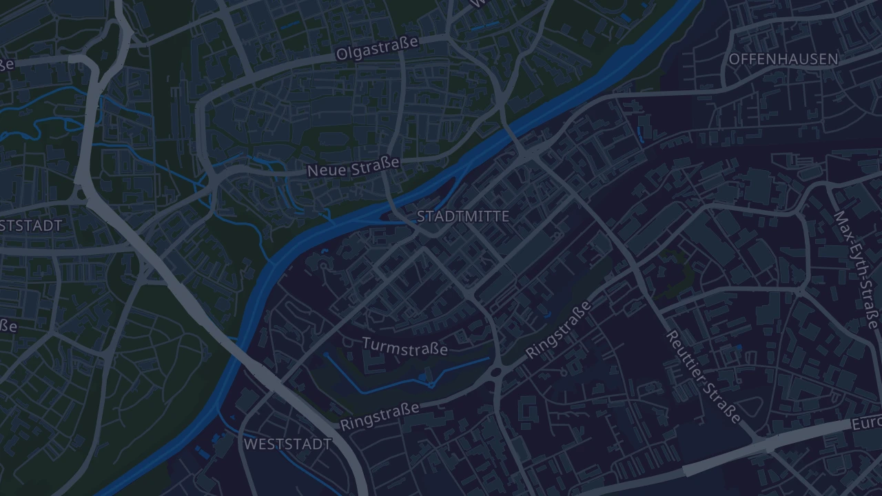 Karte von Neu-Ulm